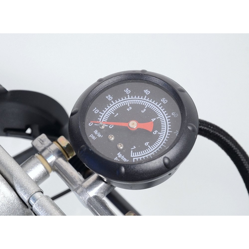 Pompa hydrauliczna nożna z manometrem TÜV/GS