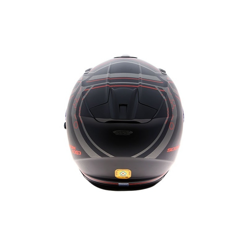 Integralny kask motocyklowy Scorpion EXO-510 Air Sync czarny matowy-czerwony wyprzedaż