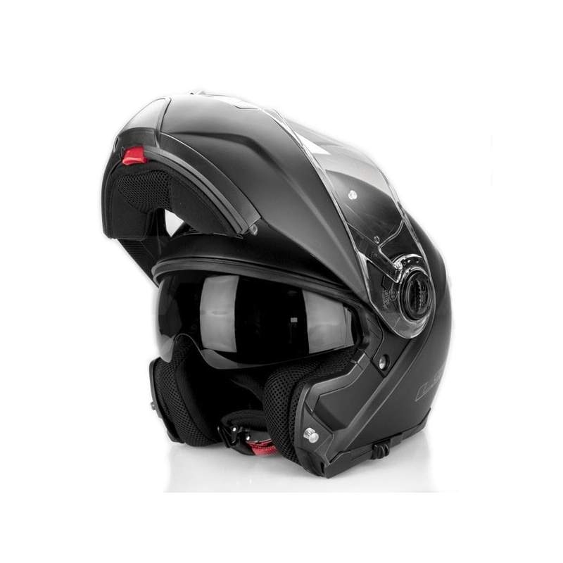 Szczękowy kask motocyklowy LS2 FF325 Strobe czarny matowy