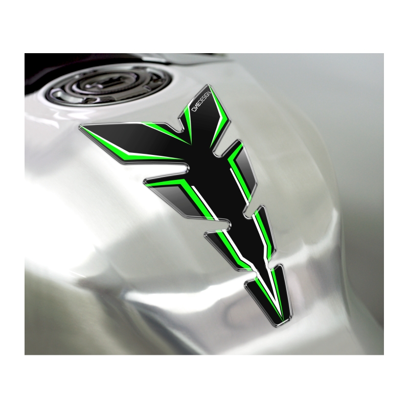 Osłona zbiornika paliwa Print - Moon Slim fluo green