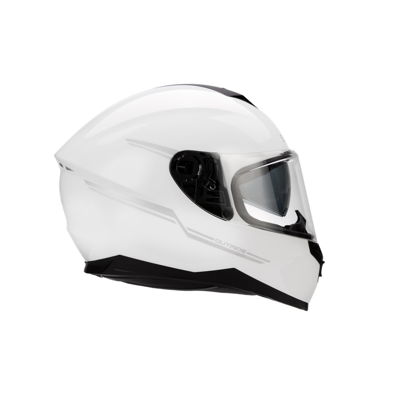 Kask motocyklowy z zestawem słuchawkowym SENA Outride błyszczący biały