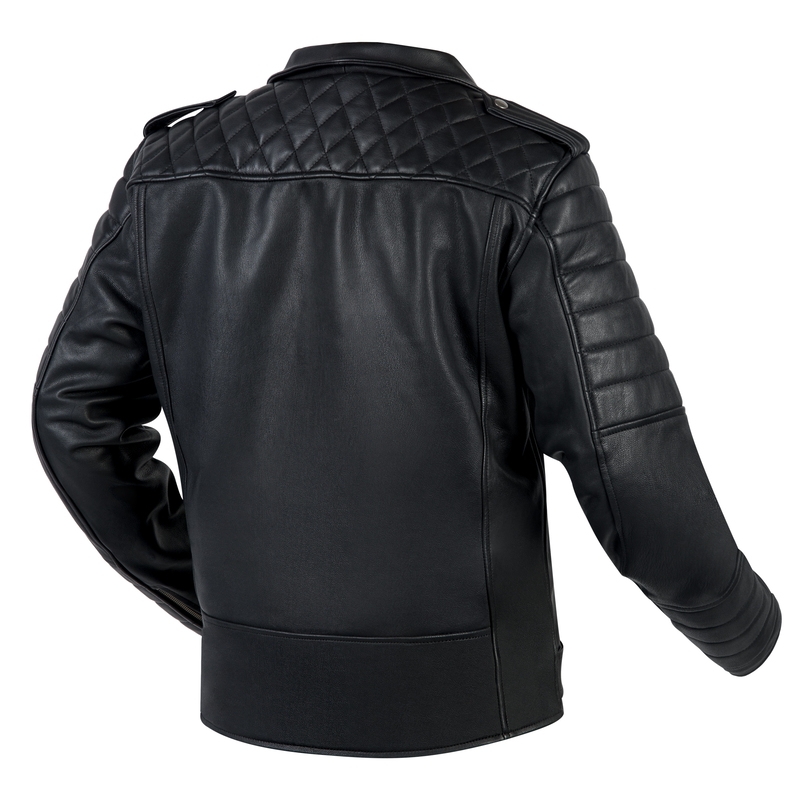 Ozone Ramones Modern Black Motorcycle Jacket wyprzedaż