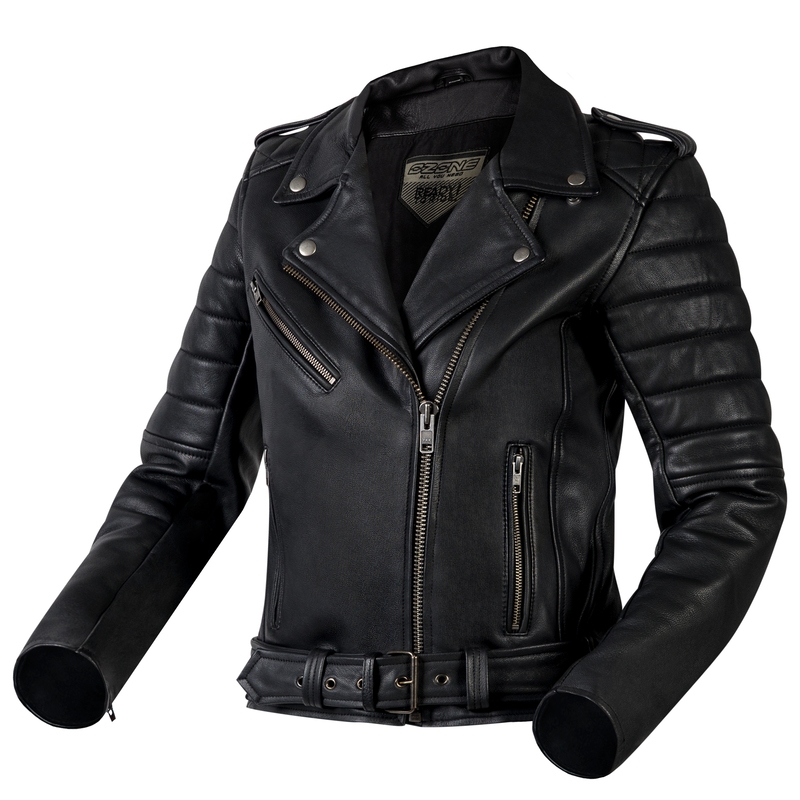 Damska kurtka motocyklowa Ozone Ramones Modern Black wyprzedaż