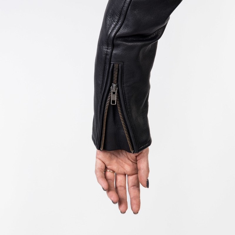 Damska kurtka motocyklowa Ozone Ramones Modern Black wyprzedaż