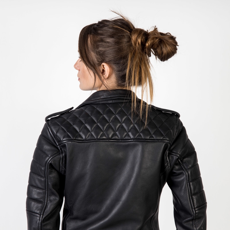 Damska kurtka motocyklowa Ozone Ramones Modern Black wyprzedaż