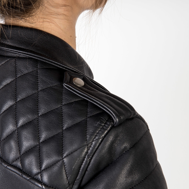 Damska kurtka motocyklowa Ozone Ramones Modern Black wyprzedaż