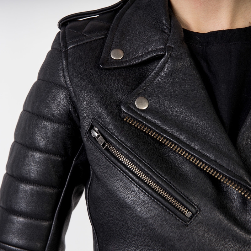Damska kurtka motocyklowa Ozone Ramones Modern Black wyprzedaż