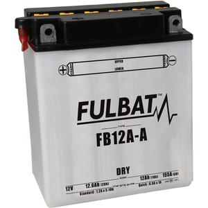 Conventional battery (incl.acid pack) FULBAT FB12A-A  (YB12A-A) Acid pack included výprodej