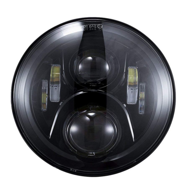 Headlight CUSTOMACCES EVOLUTION with support black