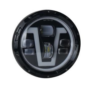Headlight CUSTOMACCES VICTORY HL0015N with support black