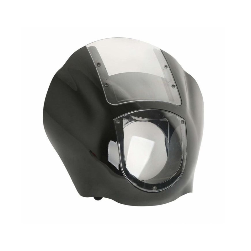 Semifairing CUSTOMACCES JAX transparent for HARLEY DAVIDSON FXDBI 1450 Dyna Street Bob 2007, HARLEY DAVIDSON FXDB 1584 Dyna Street Bob 2007-2017