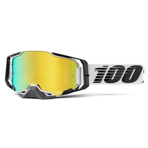 Gogle motocrossowe 100% ARMEGA Atmos mirrorred gold plexi
