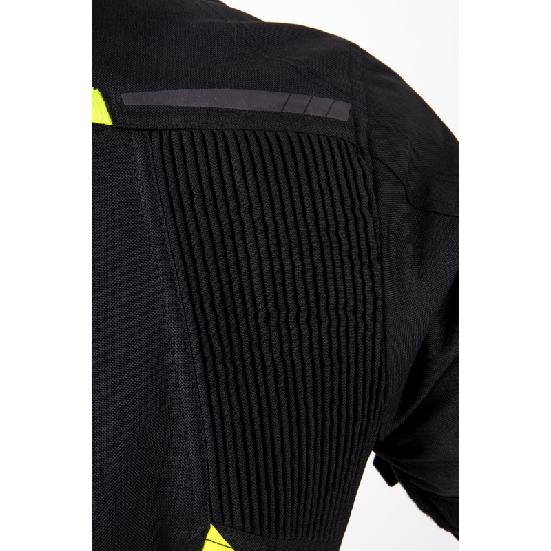 Kurtka motocyklowa Ozone Delta IV czarno-fluo-żółta