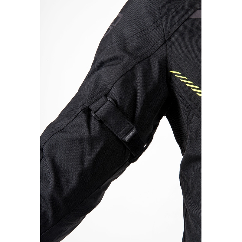 Kurtka motocyklowa Ozone Delta IV czarno-fluo-żółta