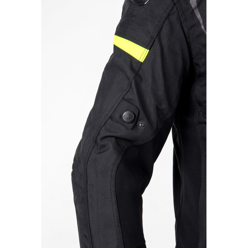 Kurtka motocyklowa Ozone Pulse czarno-fluo żółta