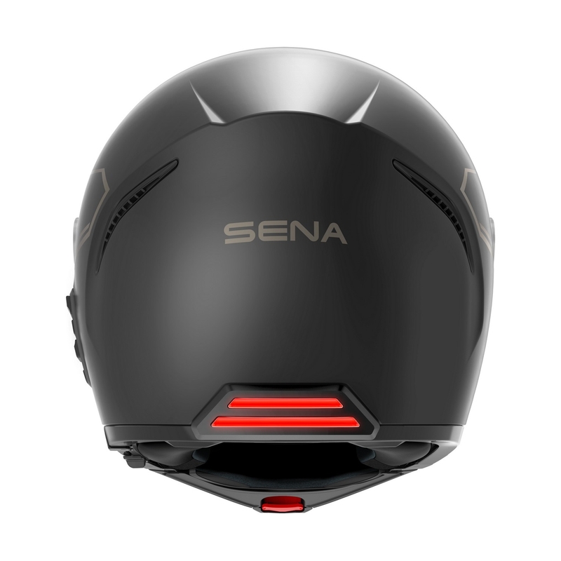 Kask motocyklowy z siatkowym zestawem słuchawkowym SENA Impulse czarny matowy
