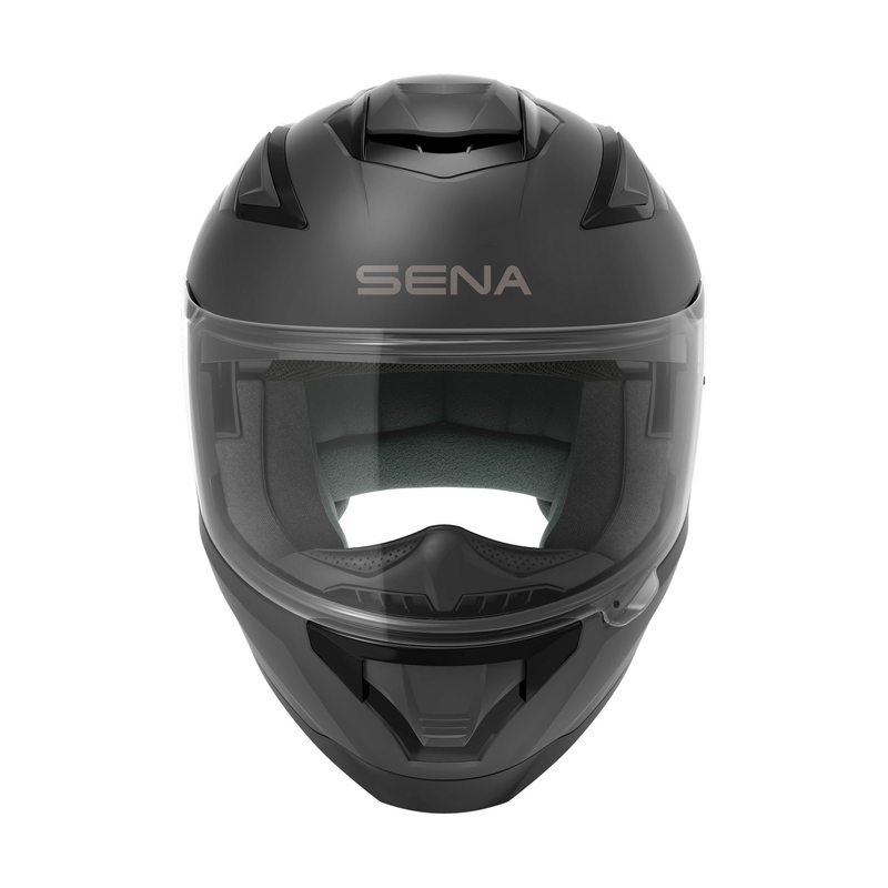 Integralny kask motocyklowy z siatkowym zestawem słuchawkowym SENA Stryker Black Matte