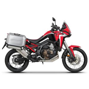 Complete set of 36L / 47L SHAD TERRA aluminum side cases, including mounting kit SHAD HONDA CRF 1100 Africa Twin