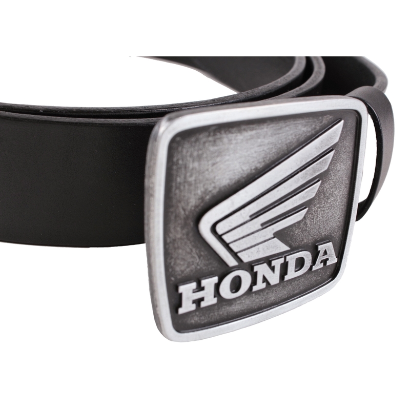 Pasek skórzany z klamrą Honda