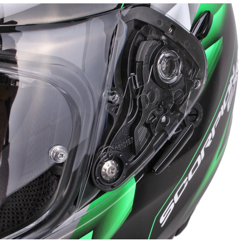 Moto integralny kask Scorpion EXO-510 Air Scale czarno-zielony wyprzedaż