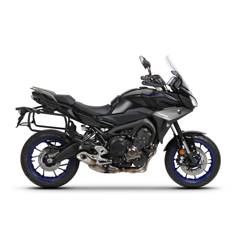 Complete set of 36L / 36L SHAD TERRA aluminum side cases, including mounting kit SHAD YAMAHA MT-09 Tracer / Tracer 900