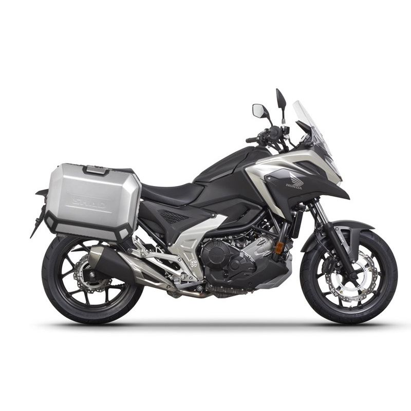 Complete set of 36L / 36L SHAD TERRA aluminum side cases, including mounting kit SHAD HONDA NC 750 X 2021-