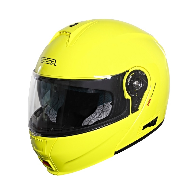 Kask moto szczękowy RSA TR-01 żółty wyprzedaż