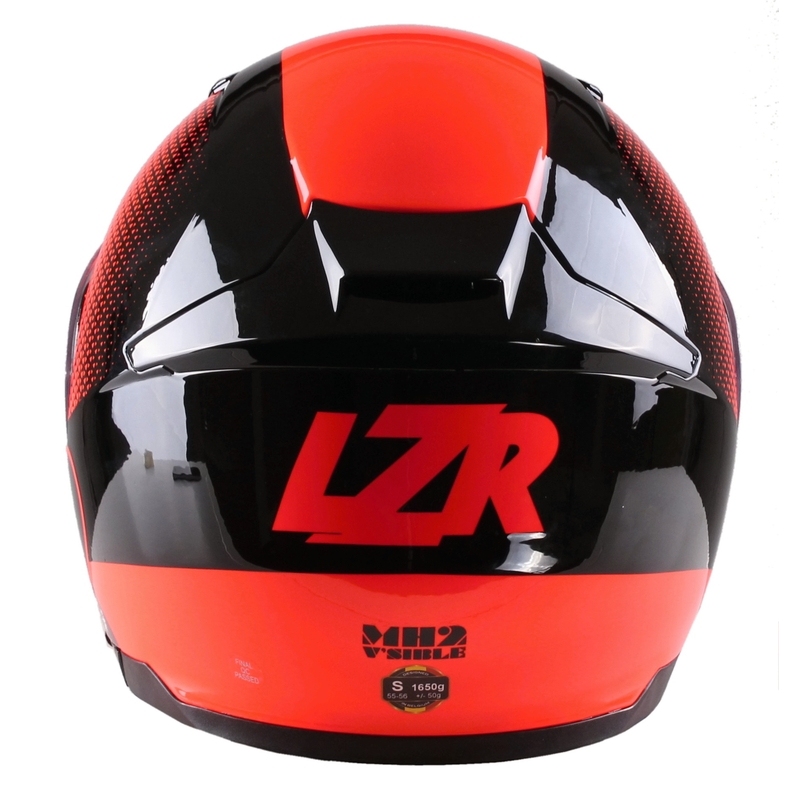 Szczękowy kask motocyklowy Lazer MH2 V'sible fluo czerwony wyprzedaż