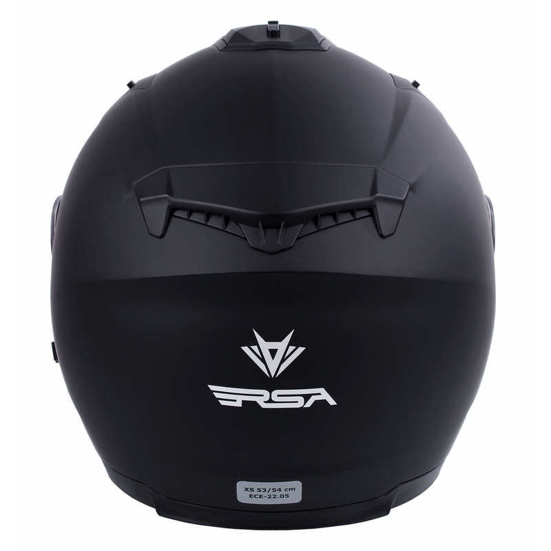 Otwarty kask motocyklowy RSA Active czarny mat - II. jakość