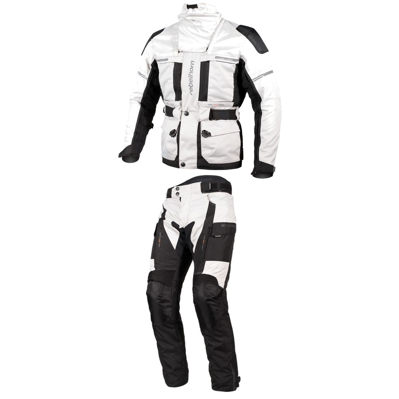 Kombinezon motocyklowy Rebelhorn Cubby II Pro czarno/szary