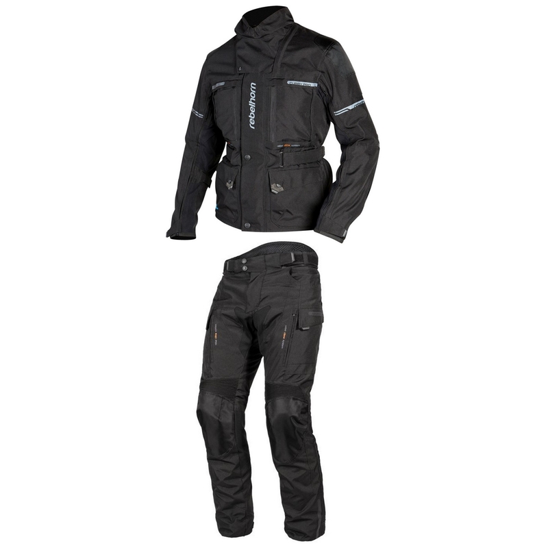 Kombinezon motocyklowy Rebelhorn Cubby II Pro czarny wyprzedaż