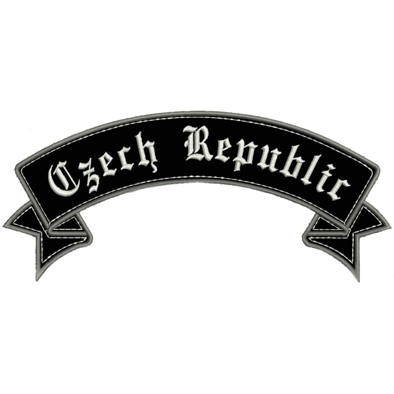 Naszywka Czech Republic wstęga