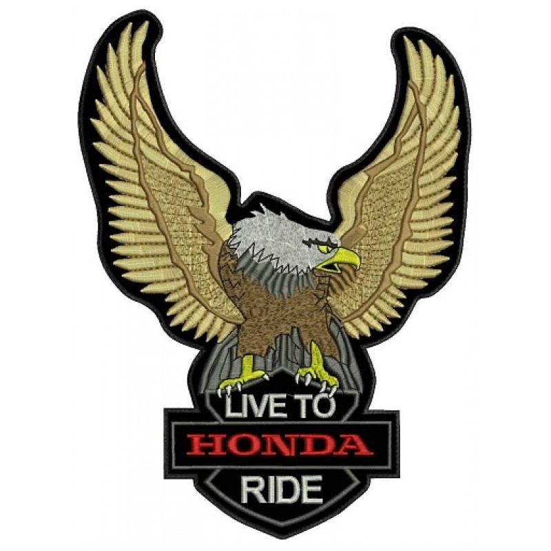 Naszywka Orzeł Live to Honda