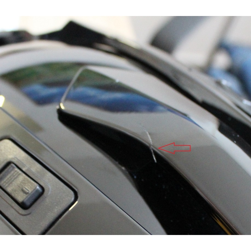 Kask Enduro z blendą przeciwsłoneczną RSA MX-01 czarny poły wyprzedaż