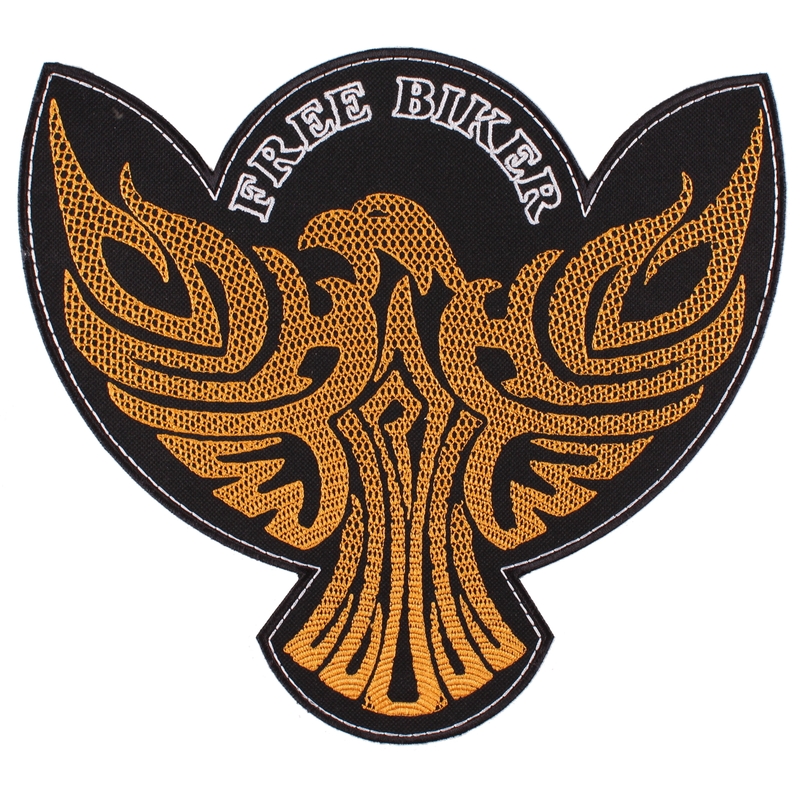 Naszywka Free Biker orzeł