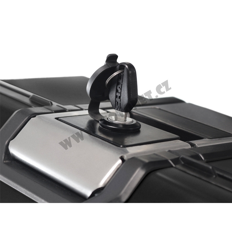 Complete set of 36L / 36L SHAD TERRA BLACK aluminum side cases, including mounting kit SHAD HONDA NC 750 X 2021-