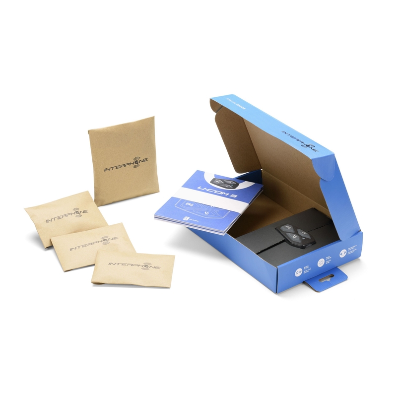 Zestaw słuchawkowy Bluetooth Interphone U-COM3 Single Pack