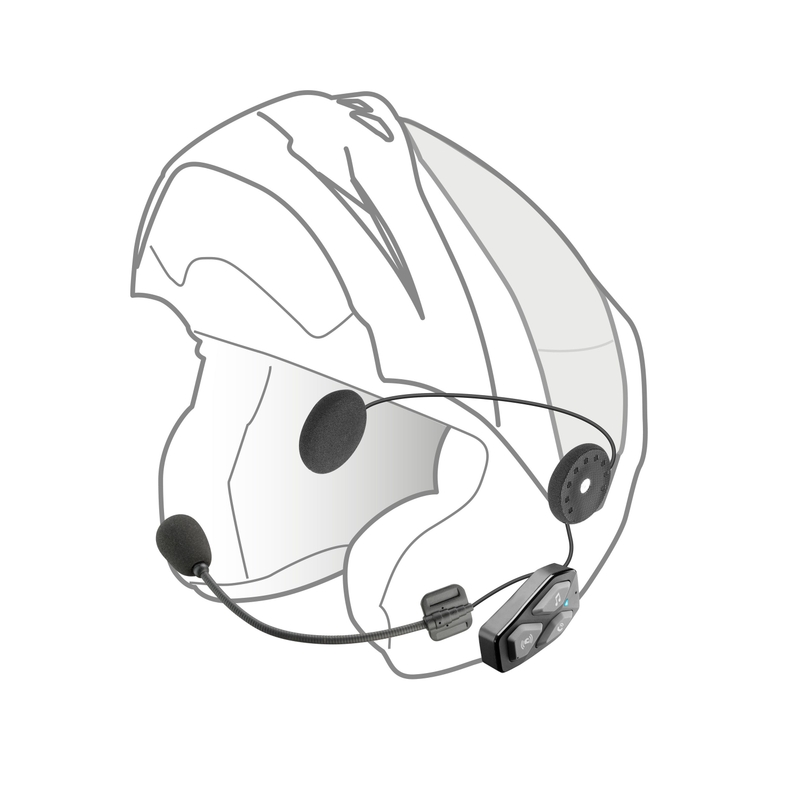 Zestaw słuchawkowy Bluetooth Interphone U-COM3 Single Pack