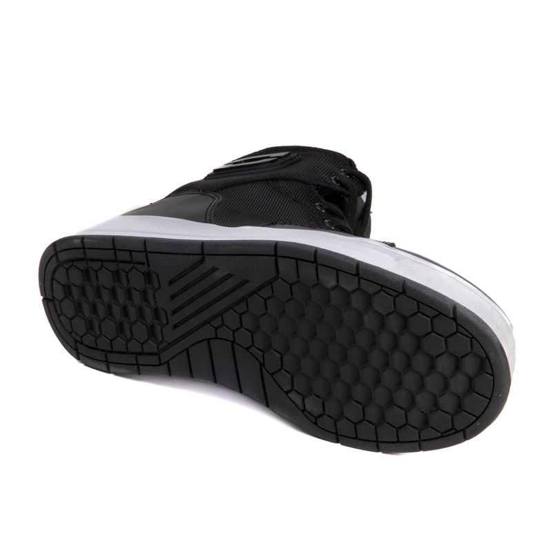 Czarno-białe buty motocyklowe Ozone Spin