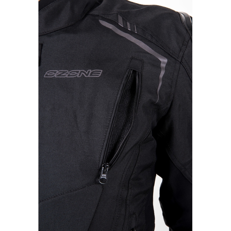 Kurtka motocyklowa Ozone Pulse czarno-szara