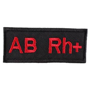 Naszywka z grupą krwi AB Rh+