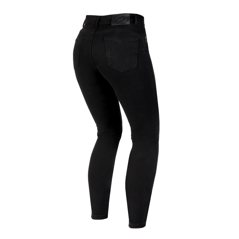 Damskie jeansy motocyklowe Ozone Striker SF Black