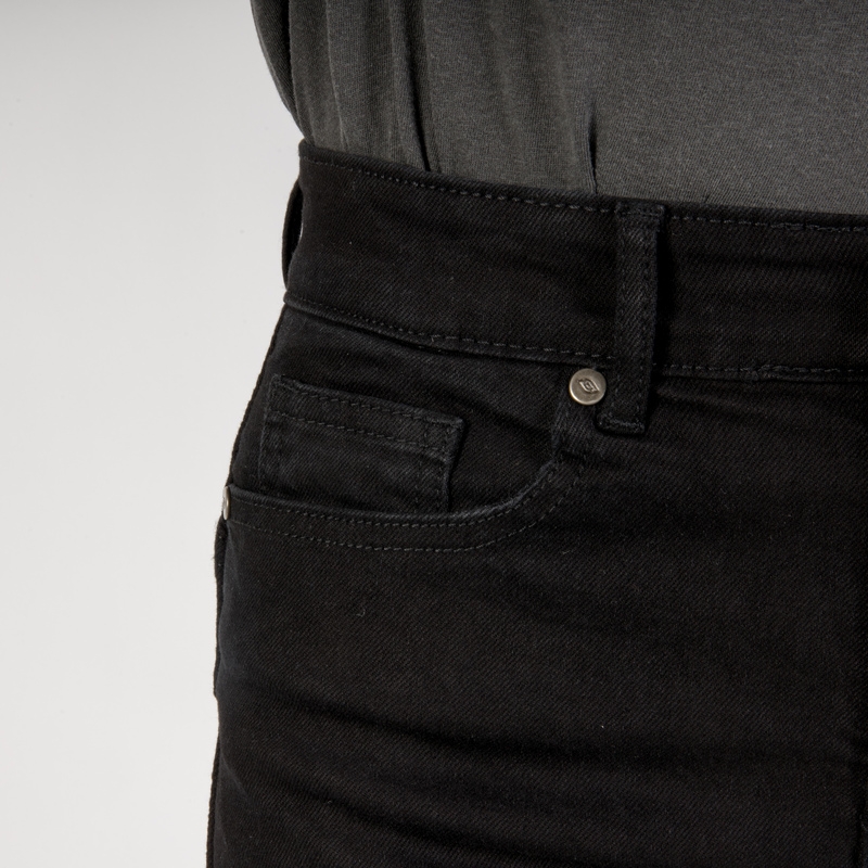 Damskie jeansy motocyklowe Ozone Striker SF Black