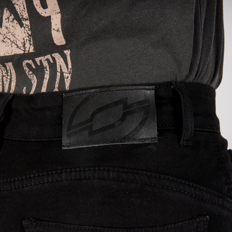Damskie jeansy motocyklowe Ozone Striker SF Black