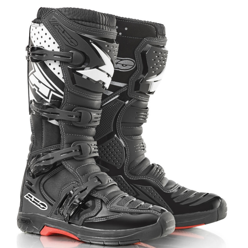 Buty motokrosowe AXO MX One czarno-białe wyprzedaż