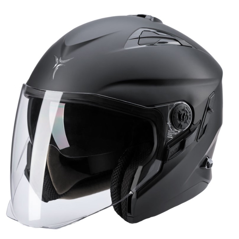 Kask motocyklowy otwarty SECA Mirage II czarny mat wyprzedaż