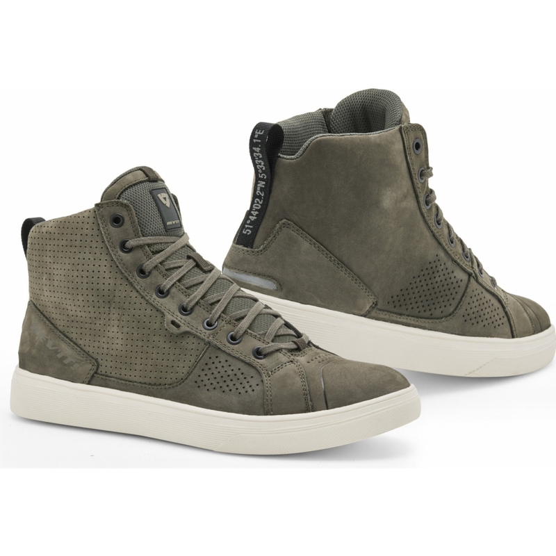 Buty motocyklowe Revit Arrow w kolorze oliwkowym i białym
