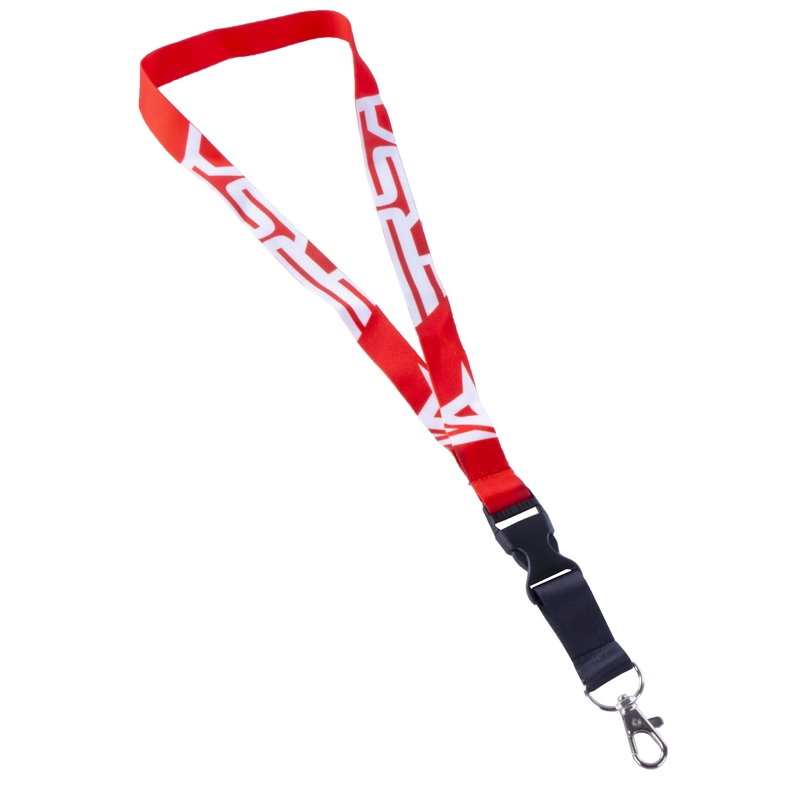 Smycz do kluczy RSA czerwony