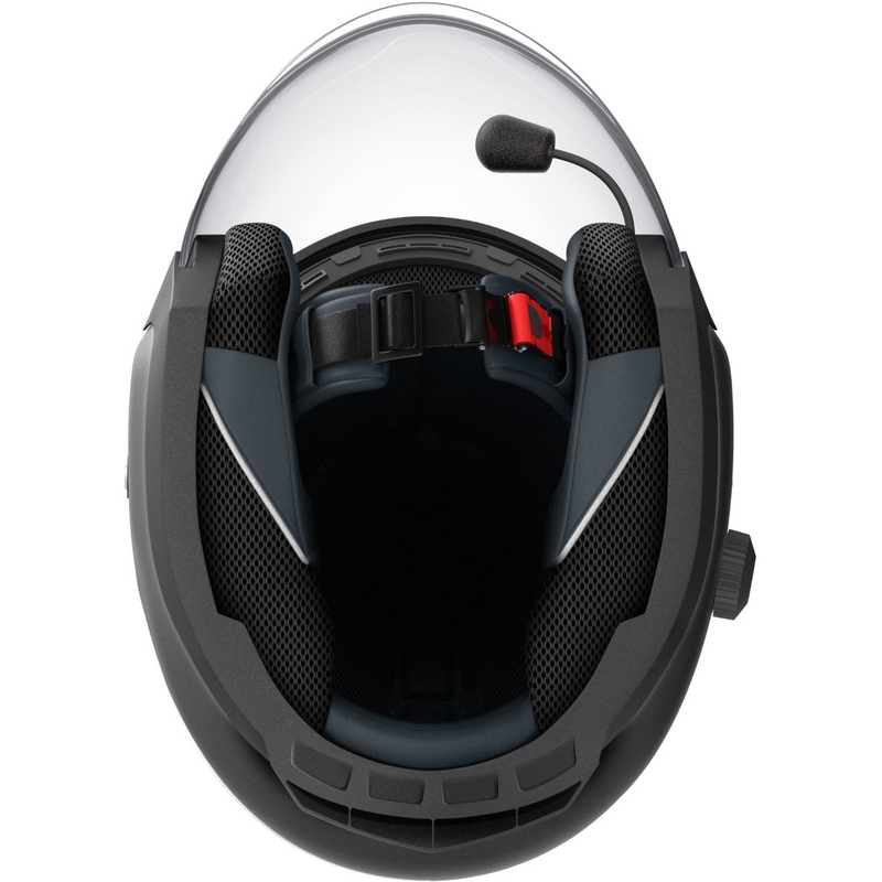 Kask motocyklowy otwarty z zestawem słuchawkowym SENA Outstar czarny matowy wyprzedaż