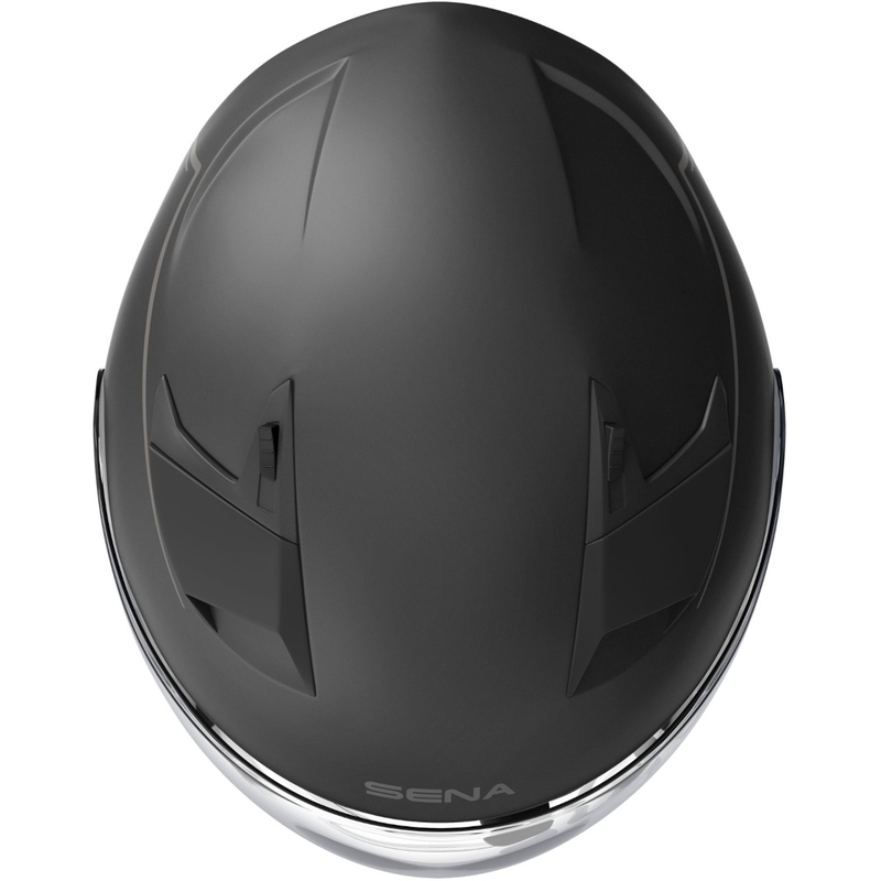 Kask motocyklowy otwarty z zestawem słuchawkowym SENA Outstar czarny matowy wyprzedaż